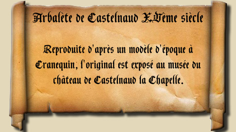 Arbalète de Castelnaud